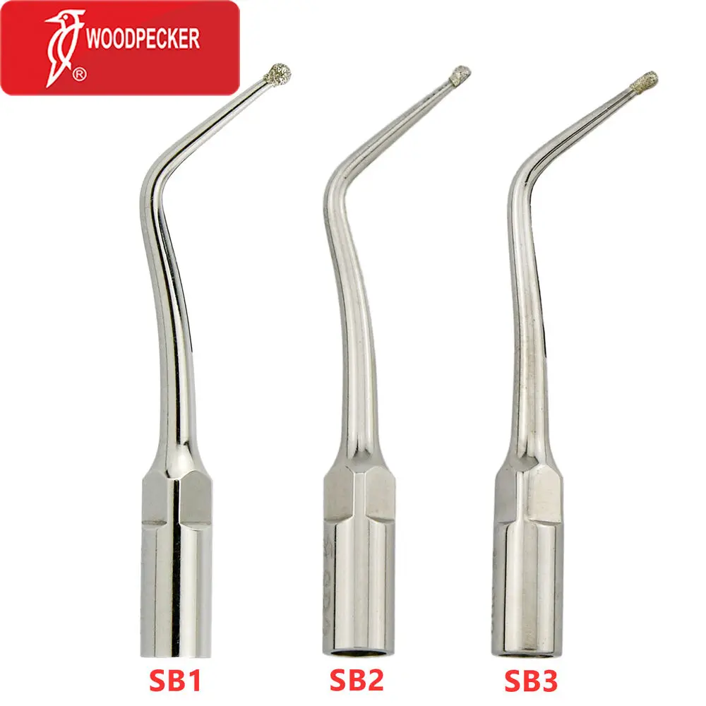 New Woodpecker Dental Endo Diamond Cavity Preparation Tips SB1 SB2 SB3 Fit EMS dental odontología