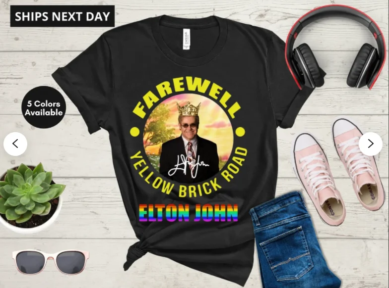 

Elton John Yellow Brick Road Shirt The Final Tour 2022irt Elton John