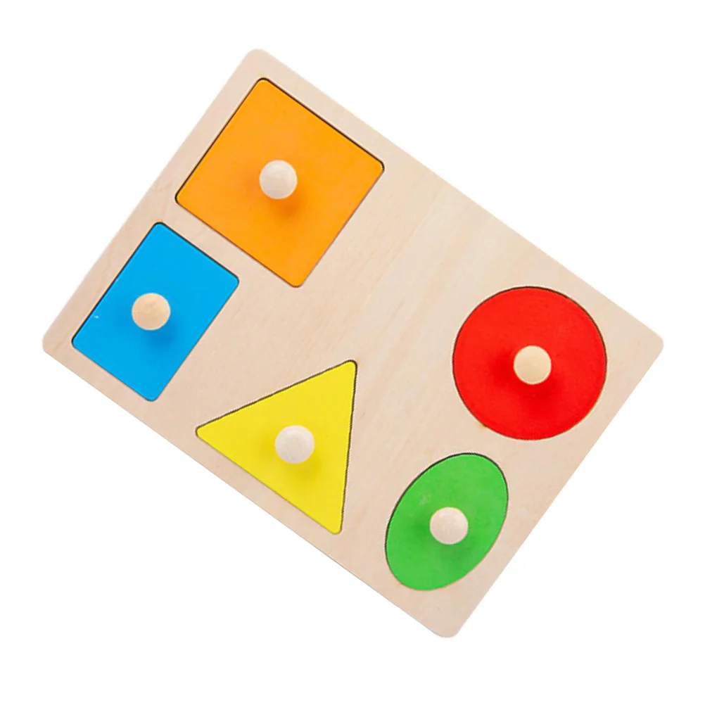 

Puzzles Jigsawtoy Puzzle Kids Game Block Building Wooden Animal Matching Preschool Geometric Sorting Children Peg Montessori