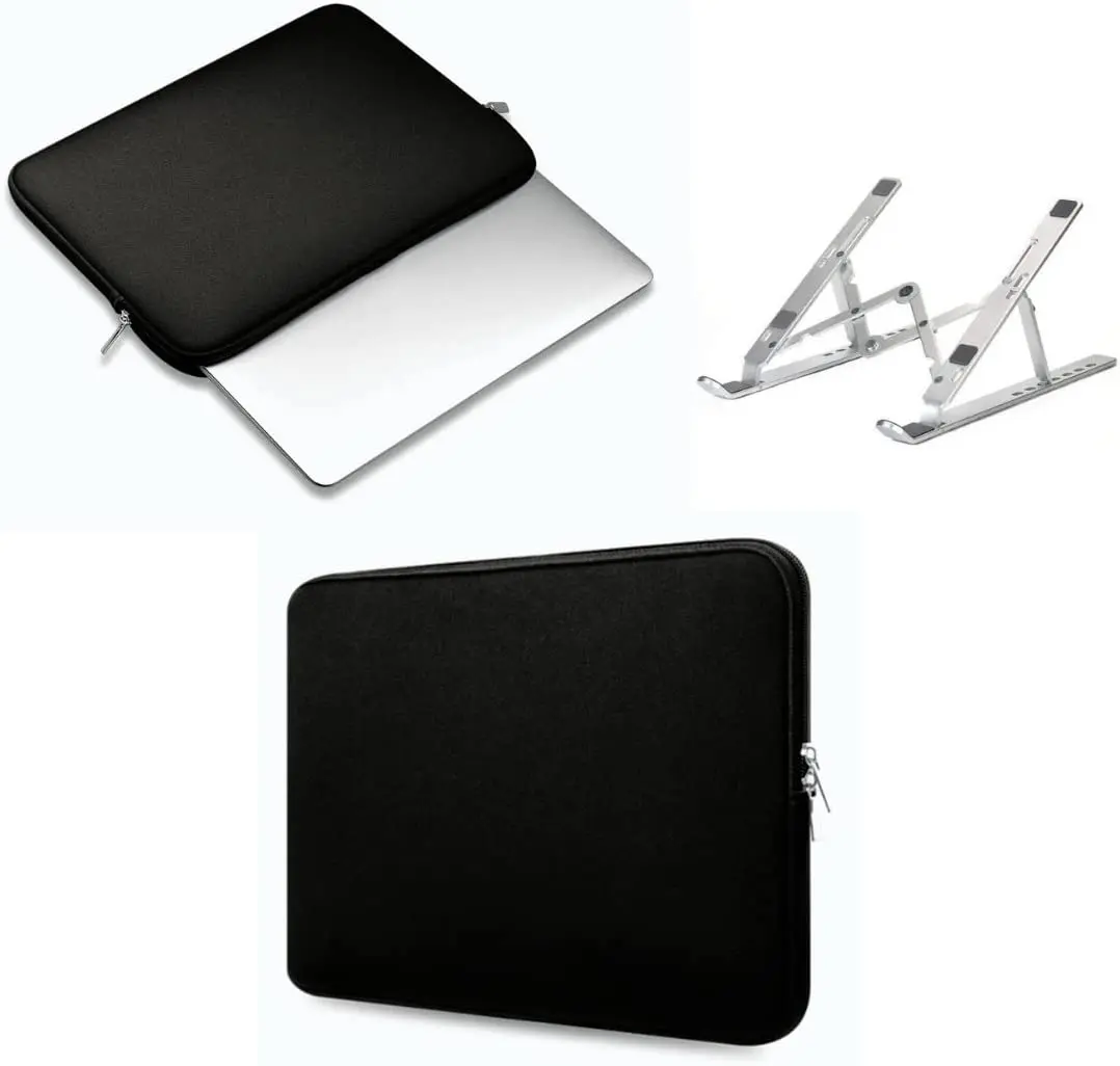

2023 Case Capa Luva Para Notebook e Macbook + Suporte Para Notebook Alumínio Ajustável Dobrável - (C7COMPANY) (13,3 Polegadas)