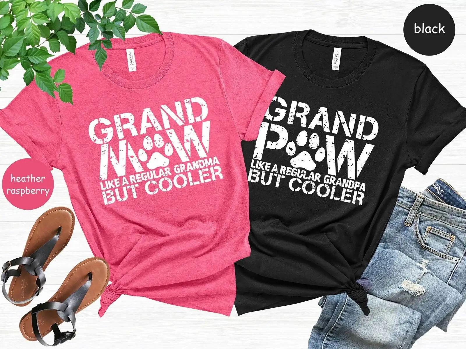 Футболка с изображением собаки и дедушки