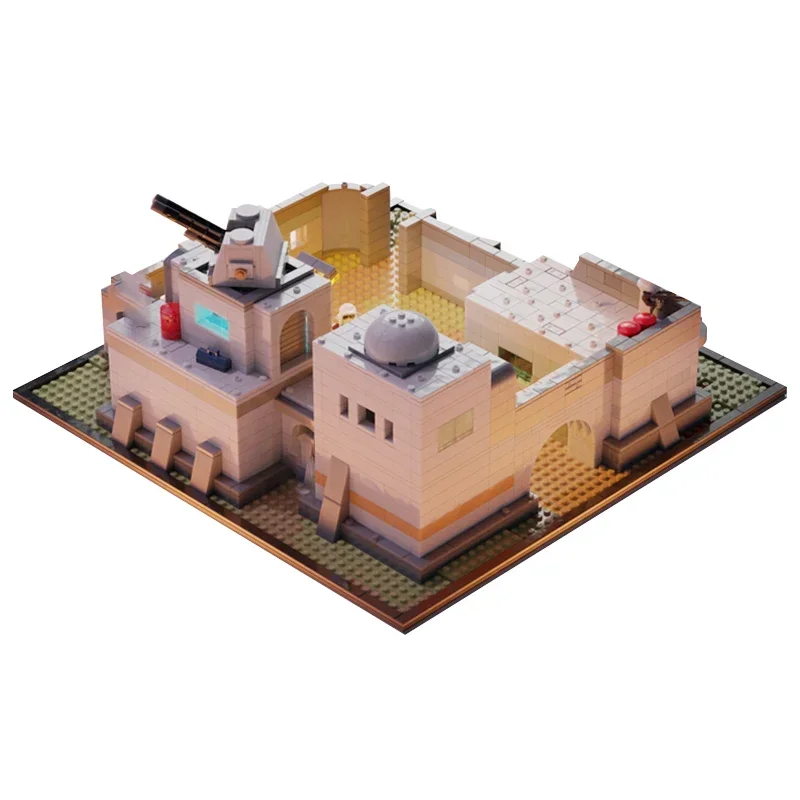 Звездный фильм Moc строительные кирпичи солдат бункер базовая модель