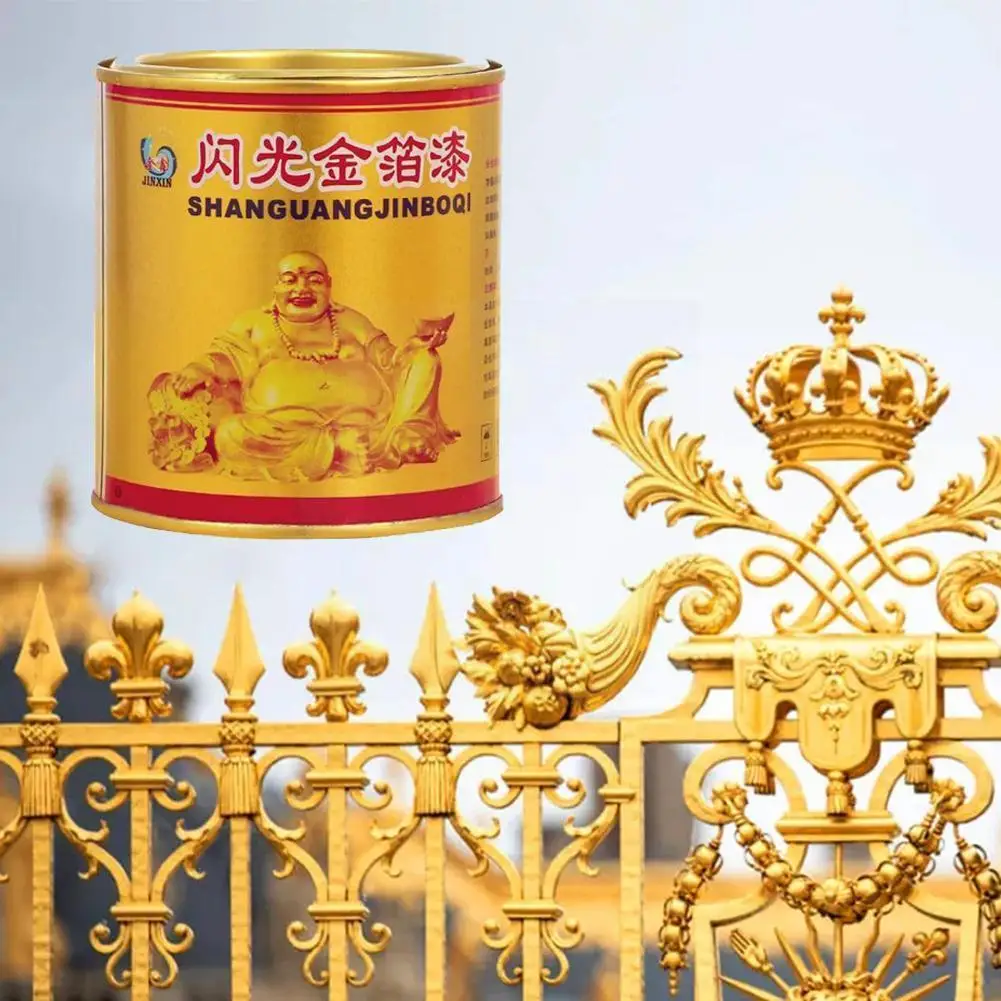 

100ml Gold Paint Metallic Acrylic Paint,waterproof Bronzing Paint For Statuary Coloring Diy Hand Painted Graffiti Pigments