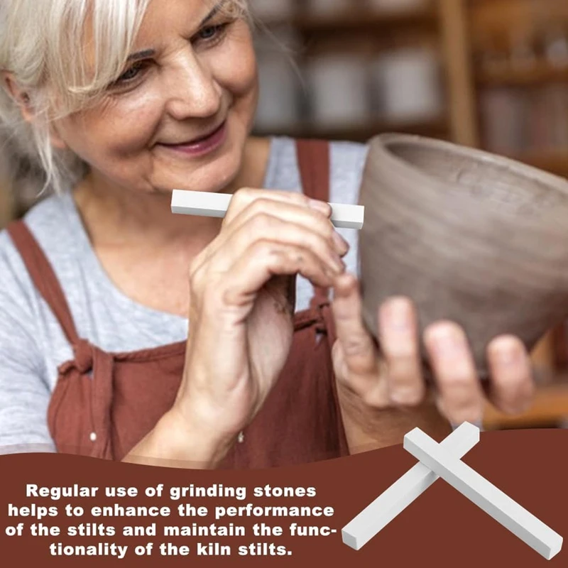 6 шт. белый корунд шлифовальный камень керамические инструменты 10 см скребок для