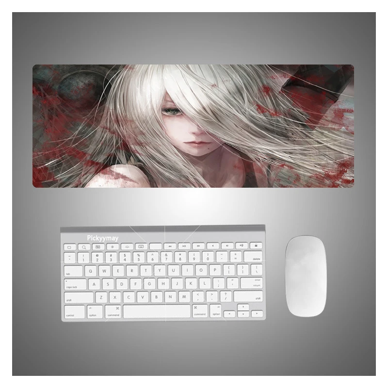 

Nier Automata Mouse Pad 900x400mm Pad To Mouse Long Notbook Computer Mousepad Fashion Gaming Padmouse Gamer Keyboard Mouse Mats