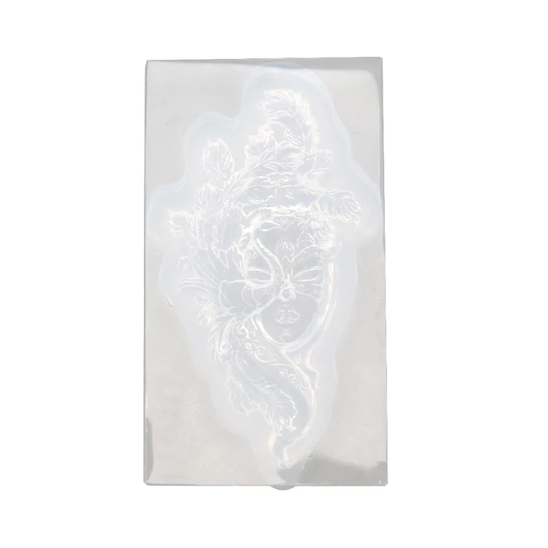 Брелок Танцовщица в маске силиконовая форма для рождественского подарка