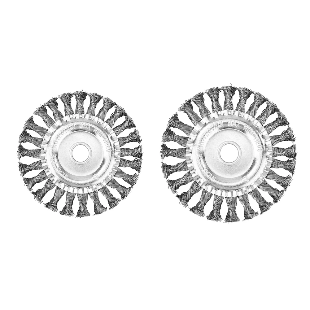 4/5-дюймовая металлическая дисковая щетка для очистки колес полировальная