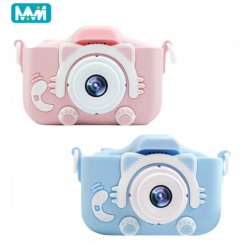 

HD 1080P Digital Kids Camera 20MP Children Camera with USB Charger Built-In Game Camera Shockproof Silicone Protection Cover