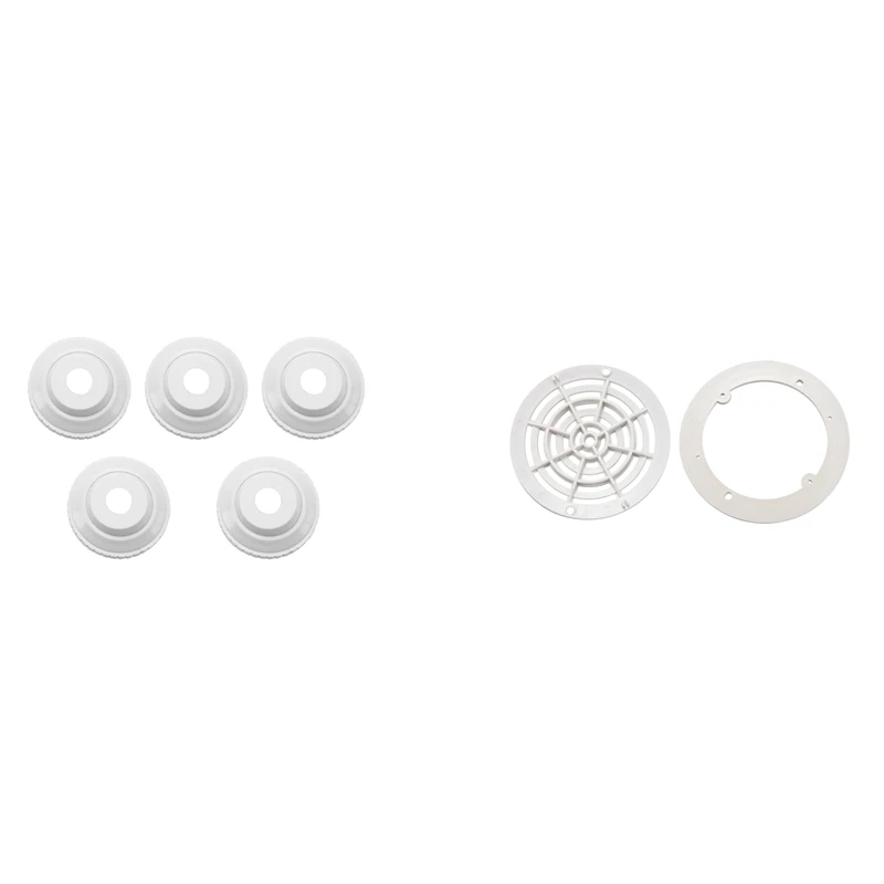 

5Pcs Swimming Pool Pool Nozzle Jacuzzi Nozzle with ​Swimming Pool Water Filter Anti-Corrosion Cover