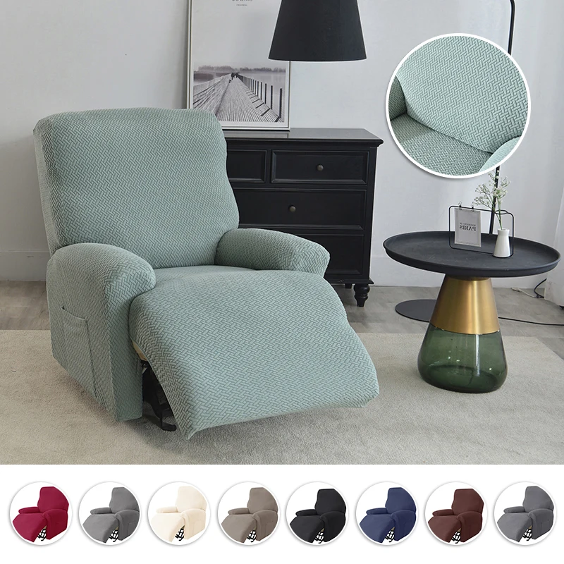 

Recliner Sofa Cover Armchair Cover Convertible Sofa Cover Dustproof Non-slip Lazy Chair Cover Solid Color Universal Seat Cover