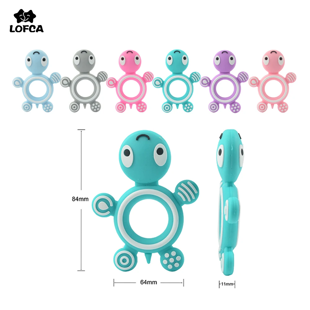 Turtle Silicone Baby Teether Cartoon Animal BPA Free beads Teething Necklace DIY Shower Food Grade Silicone Teether Turtle Silicone Baby Teether Cartoon Animal BPA Free beads Teething Necklace DIY Shower Food Grade Silicone Teether