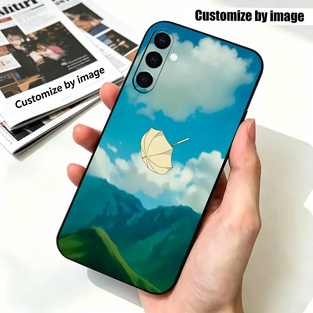 Фото Чехол для телефона The Wind R-Rises Naoko Anime для Samsung Galaxy A73, A72, A71, A70, A53, A52, A51, другие модели, мягкий черный чехол №3