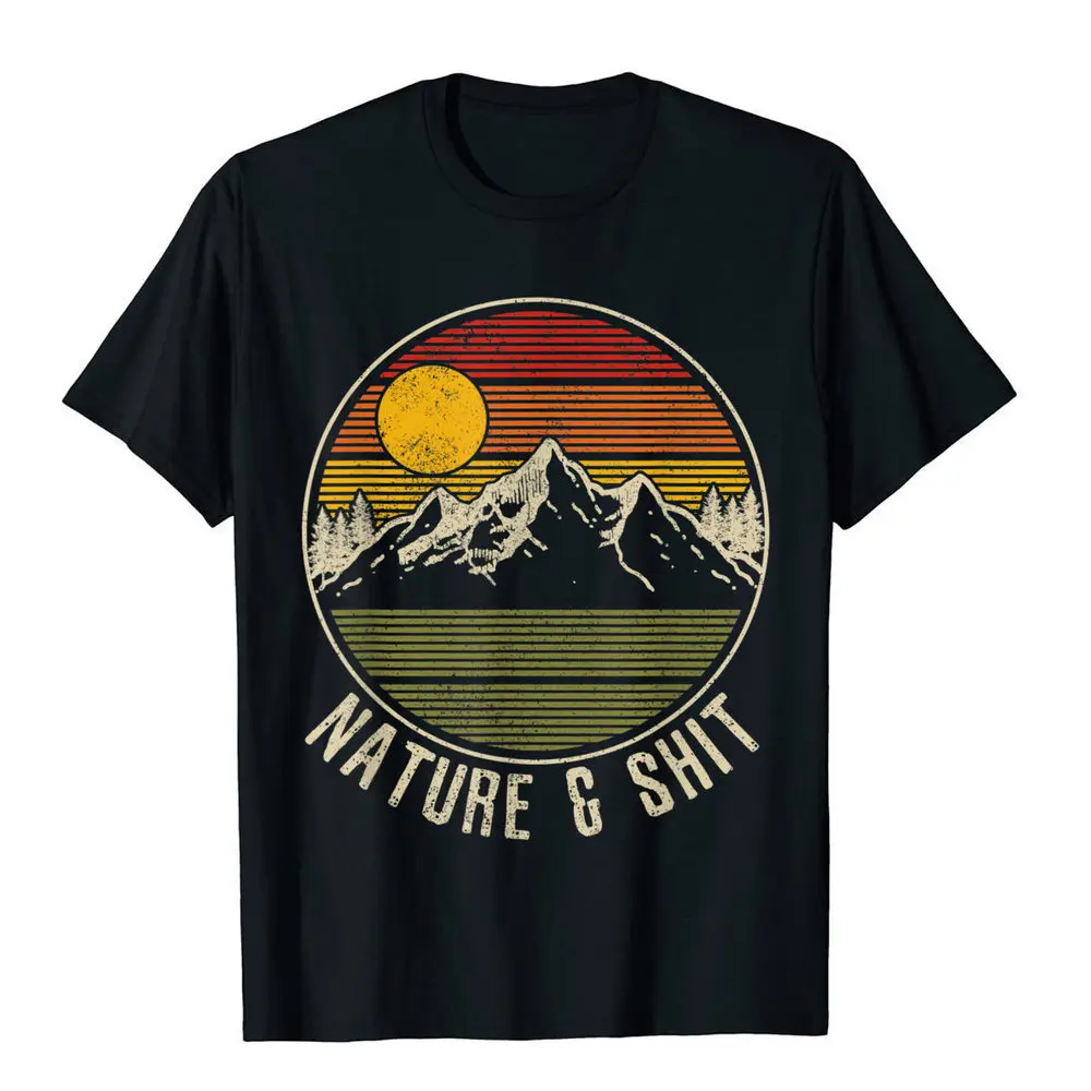 

Spring and Summer New Short Sleeve T-shirt Men's and Women's Funny Top Nature & Shit
