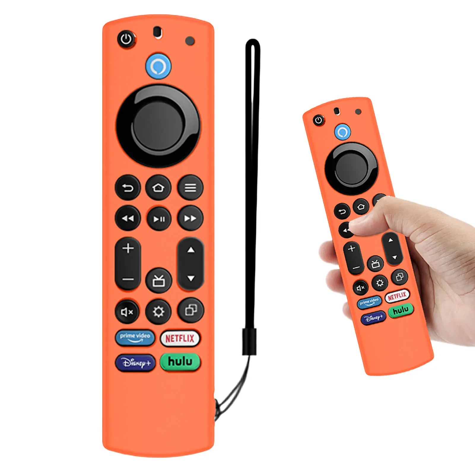 

Remote Case For Fire TV Omni Series Stick Remote Control Cover Silicone Soft Shockproof Skin-Friendly Protector FireTV 4-Series