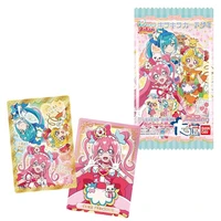 japanese anime pretty cure precures original kawaii candy toys soft sweets cards figure for boy kids girls gift