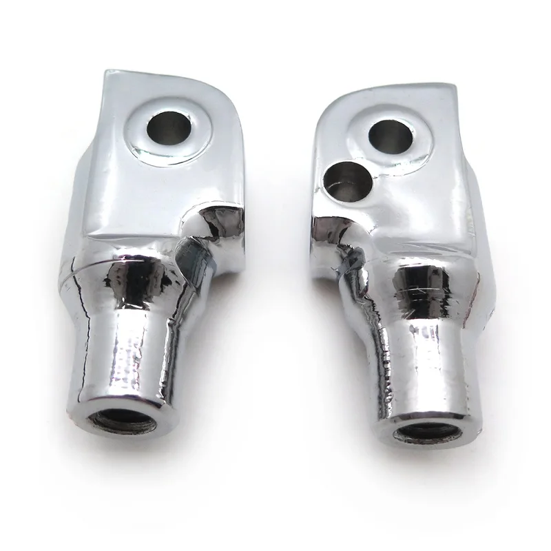 Chrome Foot Pegs Adapter For Yamaha Vstar Road Royal Star Bo