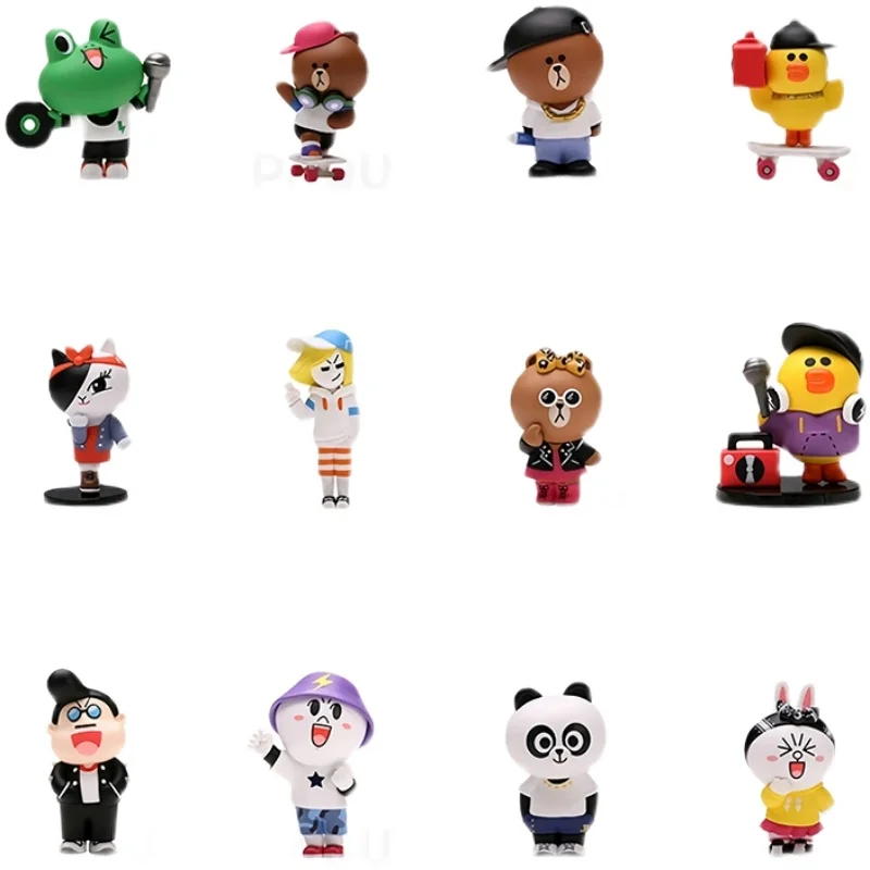 

Line Friends, коричневый медведь, Кенни, кролик, планшетофон, автомобильная кукла