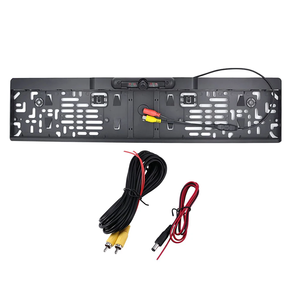 

European Automobiles License Plate Frame Car Parking Reverse Backup Camera License Plate Frame with Rear View Camera