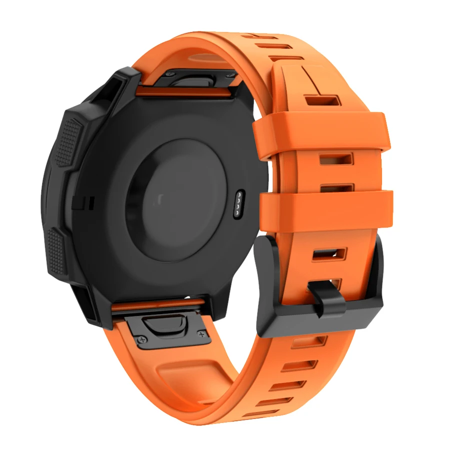 Официальные силиконовые ремешки для часов Garmin Fenix 6X 6 Pro 7X 7 8 43 47 51 мм Easyfit Wristband Tactix