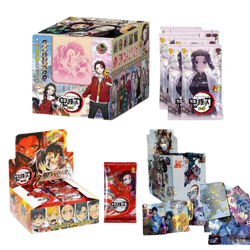 

Demon Slayer No Yaiba Paper Card Letters One Games Children Anime Peripheral Character Collection Kid's Gift Playing Card Toy
