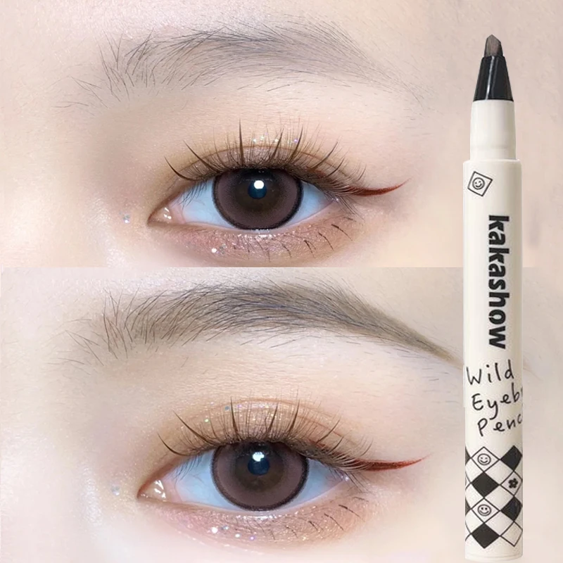 

1 шт., черный, коричневый, жидкий карандаш для бровей, стойкий, легко окрашивается, водонепроницаемый, защита от пота, карандаш для бровей, мак...