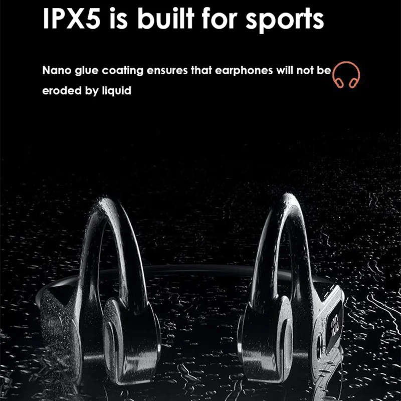 Наушники с костной проводимостью Bluetooth беспроводная гарнитура ушным крючком IPX5