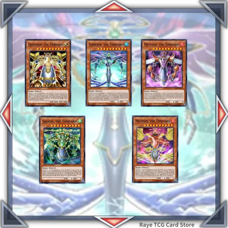 72 шт. карточная игровая колода Timelord Yugioh легкая игра не оригинальная Master 1/2 &quotMD Zone