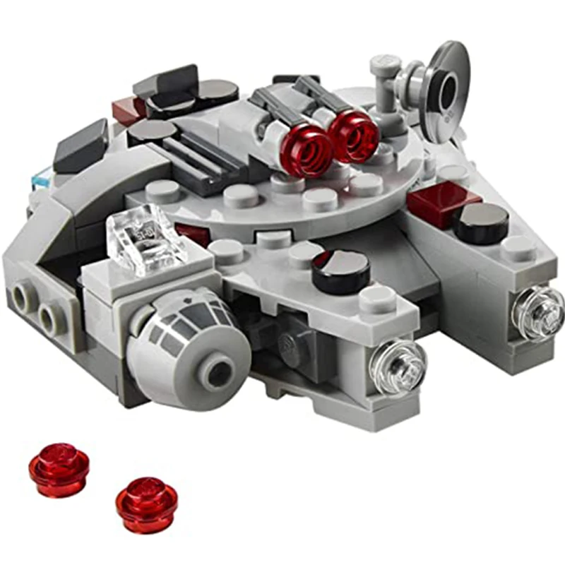 

107PCS Star Wars Millennium Falcon Micro Military Fighter Building Blocks Kits Bricks Classic Movie Model Kids Toys Boy Gift