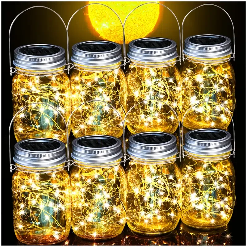 

HMTX 1pc, Christmas Outdoor Hanging Solar Light, Scene Decor, Holiday Accessory, Birthday Party Supplies