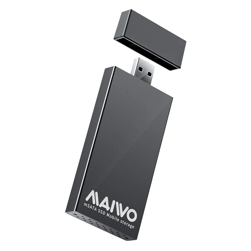 MAIWO 1 шт. коробка для мобильного твердотельного накопителя USB 3,0 для MSATA SSD Внешний чехол алюминиевый сплав портативный поддержка памяти 2T