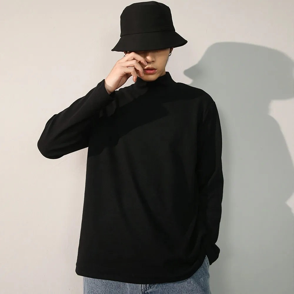 

Tee Tops Tops Autumn Turtleneck Jumper Basic Undershirt Blouse Warm Polyester Pullover Spring T-shirt Fall Winter