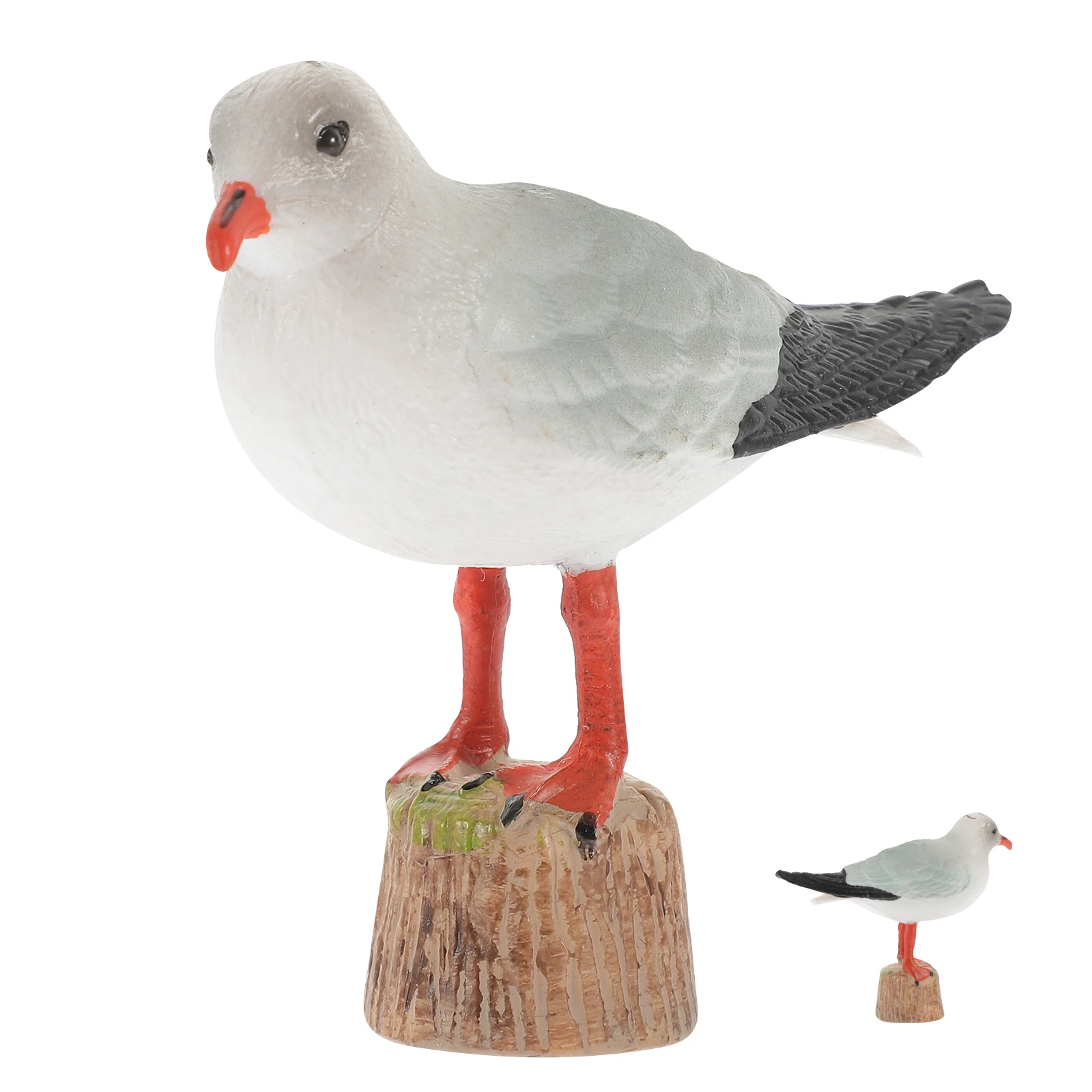 Статуя морской чайки миниатюрная фигурка для дома автомобиля торта миниатюрный