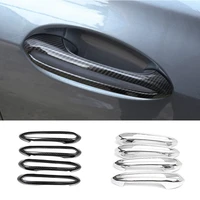 for bmw x3 x4 g02 g01 19 21 4pcs car outer door handle cover trim exterior handles decorate covers car interior accessories