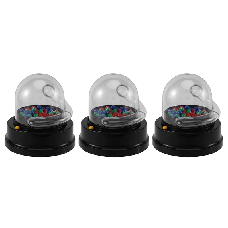 

3X Electric Lucky Lottery Toy Number Picking Machine Mini Lottery Bingo Games Shake Lucky Ball Entertainment Board
