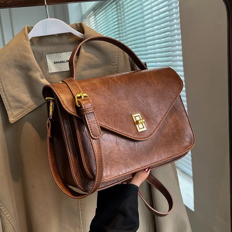 

Винтажная сумка-мессенджер, трендовая модная сумочка, кошелек из искусственной кожи, роскошная дизайнерская пляжная сумка через плечо для ...