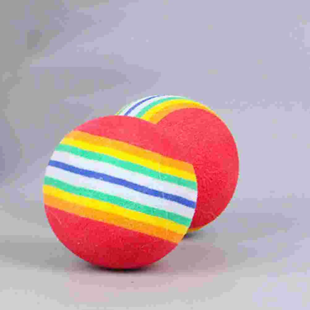 

5 Pcs Cat Toy Ball Reusable Training Toys Kittens Puppy Pet Cats Replaceable Eva Balls Puppies