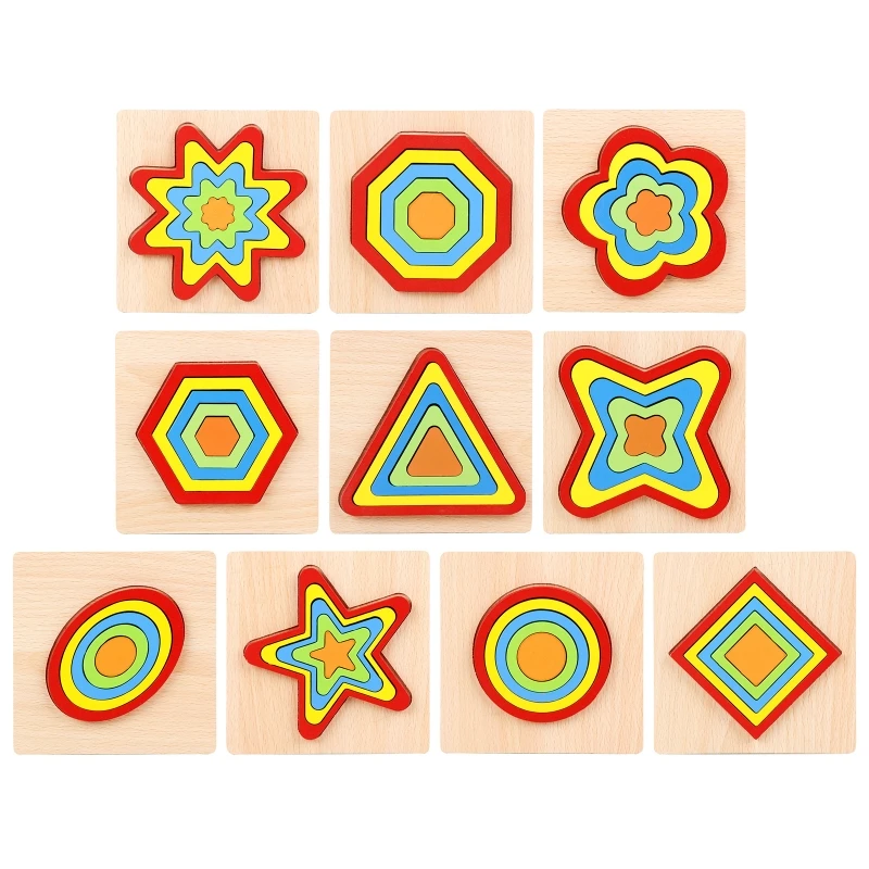 

Children’s Rainbow Puzzle Toy Table Game Toy Kiddie Shape Match Peg Puzzle Board Teaching Aid Kids Fine Motor Skill Toy
