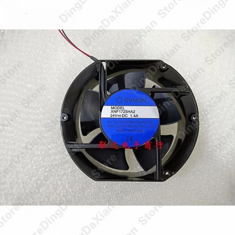 Фото Вентилятор D 1PCS для SVNQN XNF1725HA2 17251, 24В, 1.4А, 17 см, с двойным шарикоподшипником, алюминиевая рама №1