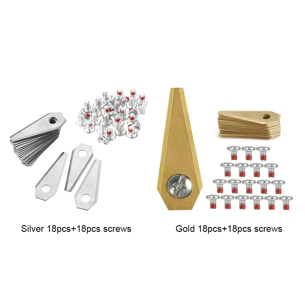 Автоматическое движущееся лезвие антикоррозийное 18 шт. газонокосилки из