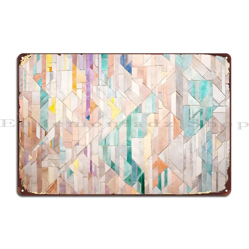 

Абстрактная форма, металлический плакат, Винтажный дизайн, настенный плакат