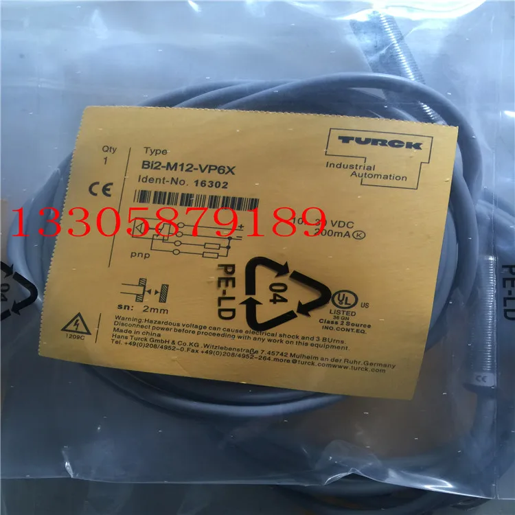 

Bi2-M12-VN6X Bi2-M12-VP6X Bi2-M12-VD4X Proximity Switch Sensor New High-Quality