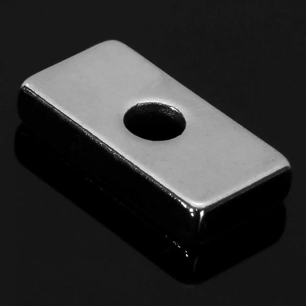 

Strong Neodymium Magnets Cuboid 5Pcs 20x10x4mm Hole N35 Super Blocks Rare Earth For Acoustic field Electronics Electrical Field