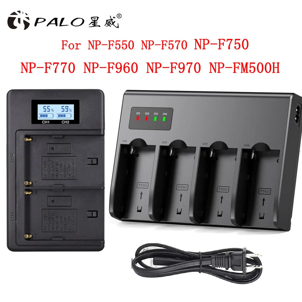 

Зарядное устройство для батарей с ЖК-дисплеем для SONY F930 F950 F770 F570