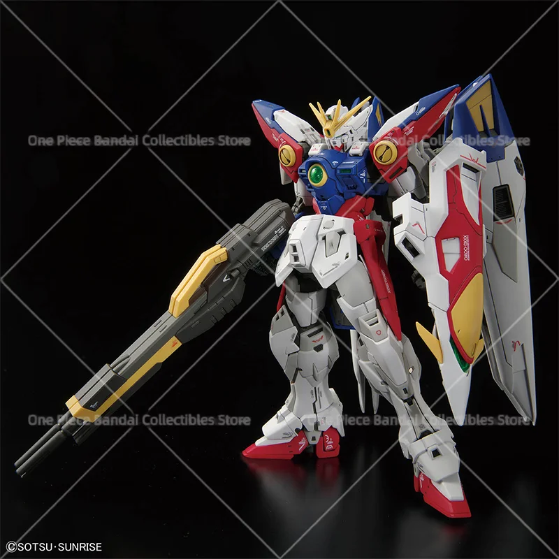 Фото Bandai RG 1/144 Wing Gundam Zero 13 см XXXG-00W0 Мобильный костюм Гандам Винг, сборная модель, коллекционная игрушка-робот, подарок №2