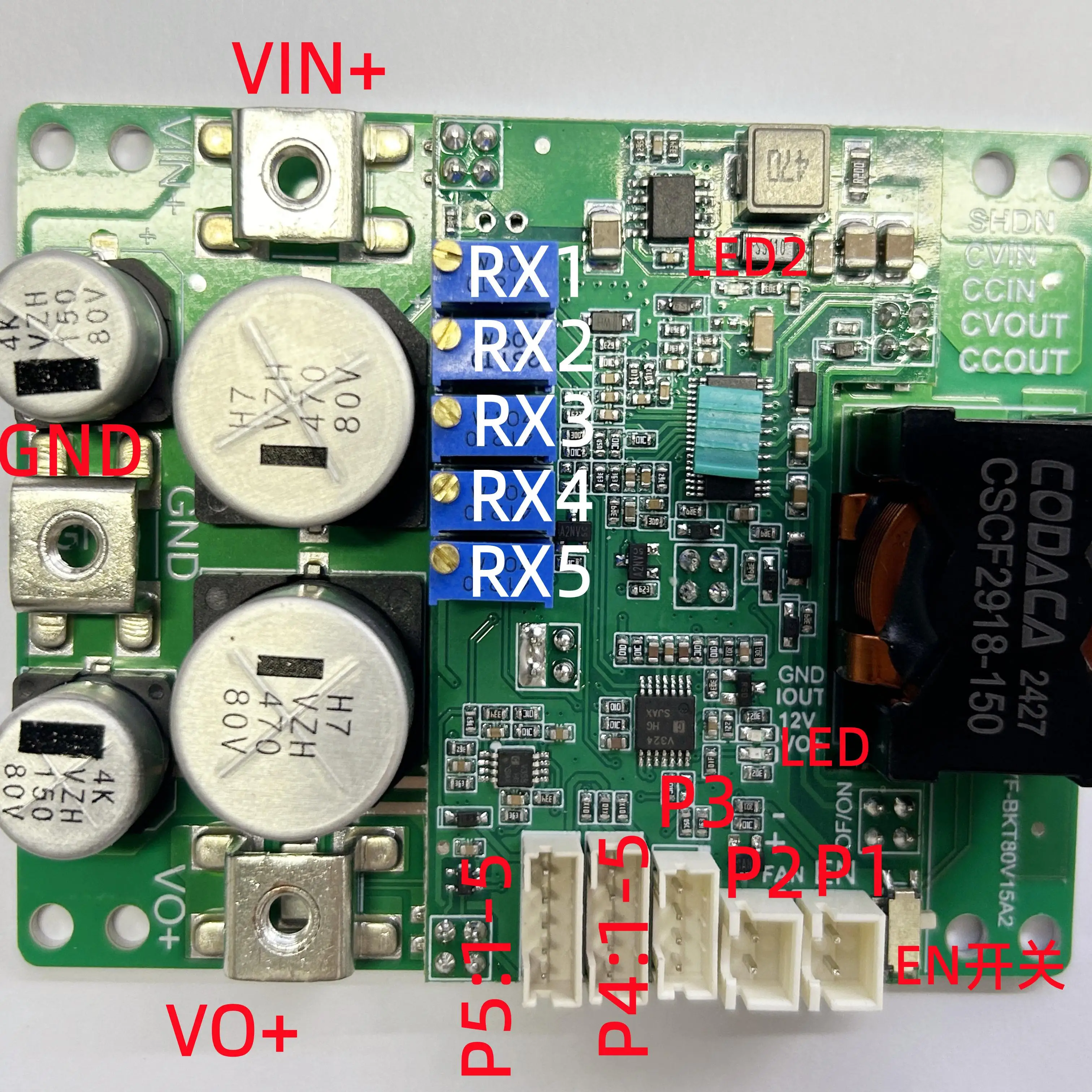Модуль автоматического подъема постоянного тока литий-ионный аккумулятор
