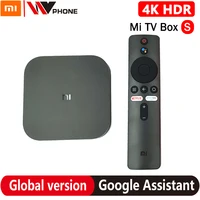 ТВ-приставка Xiaomi Mi TV Box S 4K HDR Android TV 8,1 Ultra HD 2G 8G WIFI Google Cast Netflix IPTV телеприставка 4 медиаплеер