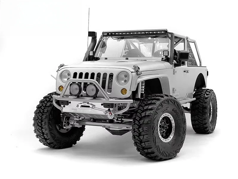 Металлический бампер и прожекторы для Capo jkmax Wrangler 1/8