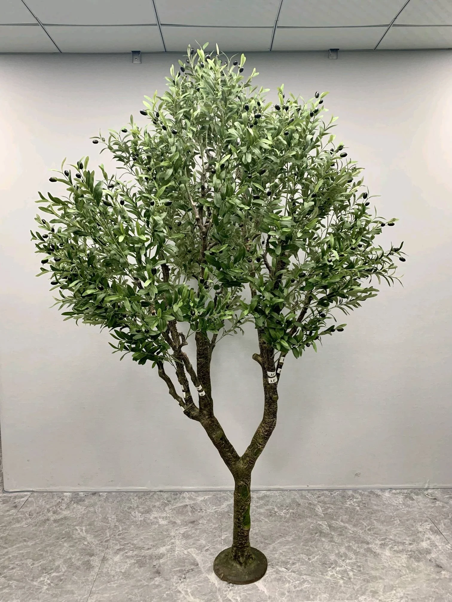 Искусственное искусственное оливковое дерево популярный дизайн пластиковый