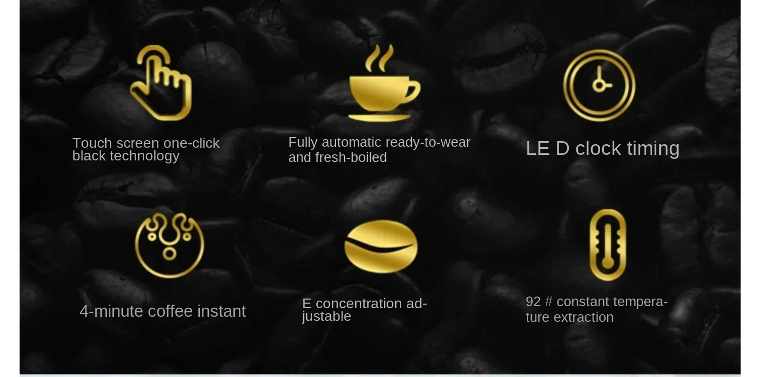 Кофемашина Donlim домашняя автоматическая машина для измельчения зерен