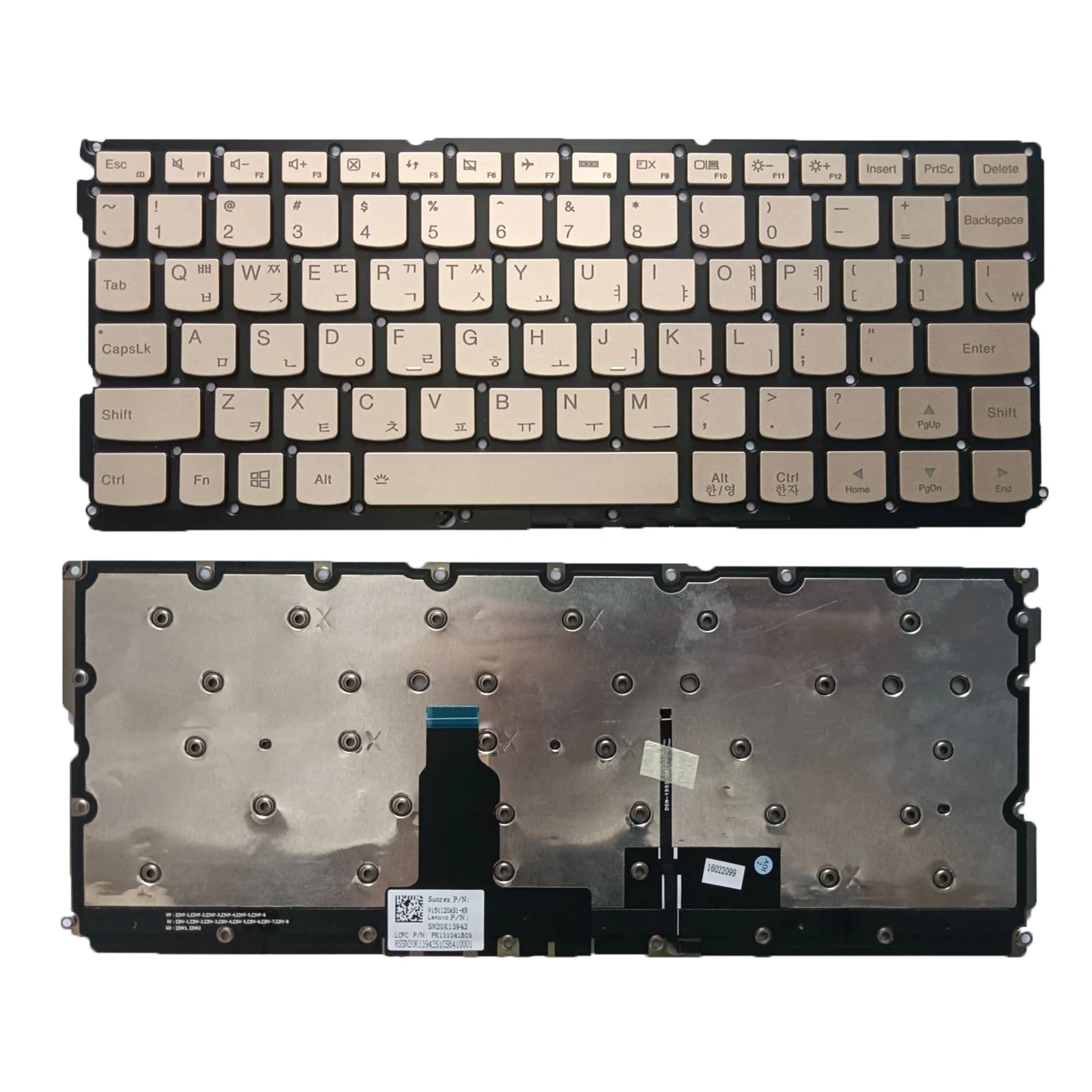 Клавиатура KR gold для Lenovo IBM Yoga 900S-12ISK 900S 4S Ideapad Air 12